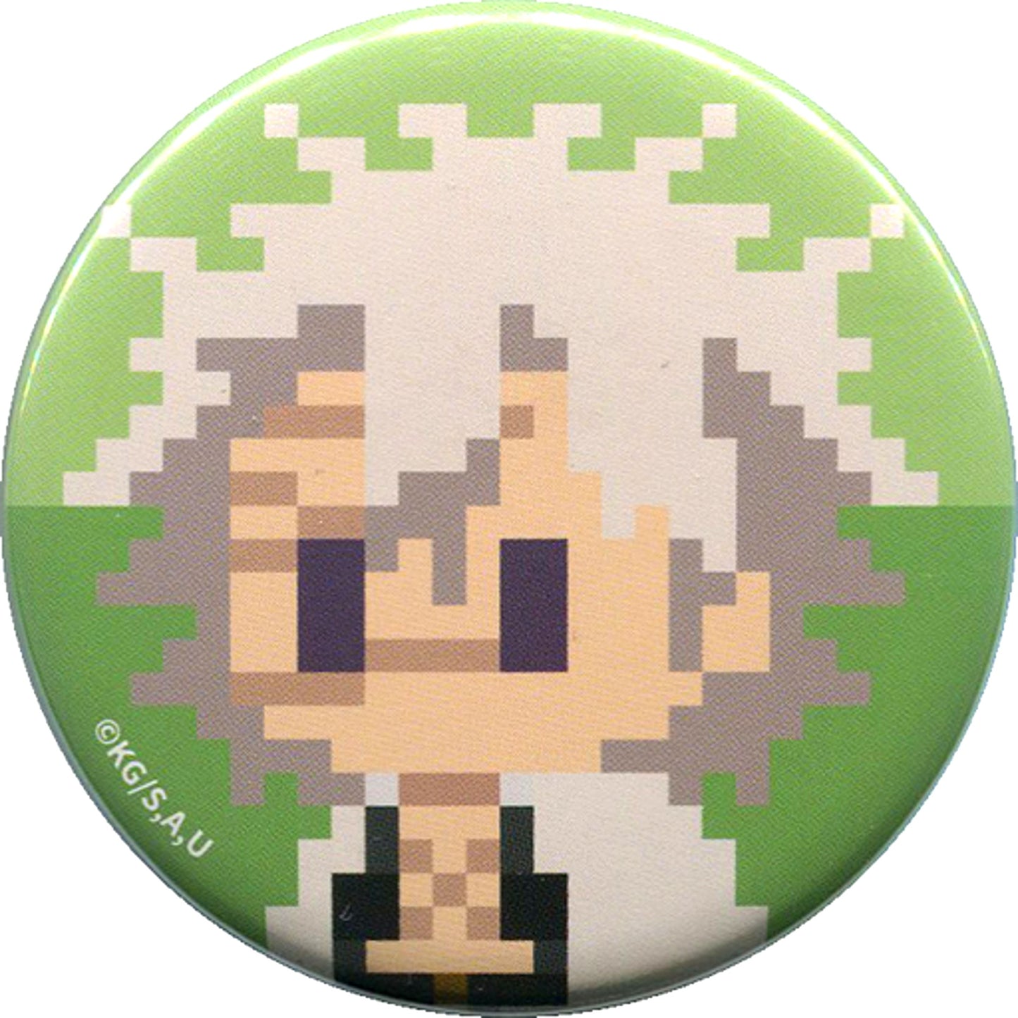 Sanemi Shinazugawa Demon Slayer Kimetsu no Yaiba Dot Series Trading Button Vol.2 Jump Festa 2020 Goods [USED]