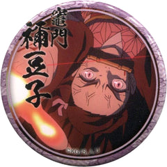 Demon Slayer: Kimetsu no Yaiba Nezuko Kamado Blood Demon Art Kujibiki Can Badge Nezuko Kamado Ver. Character Emaki Cafe in Ufotable Cafe Limited Buttons [USED]