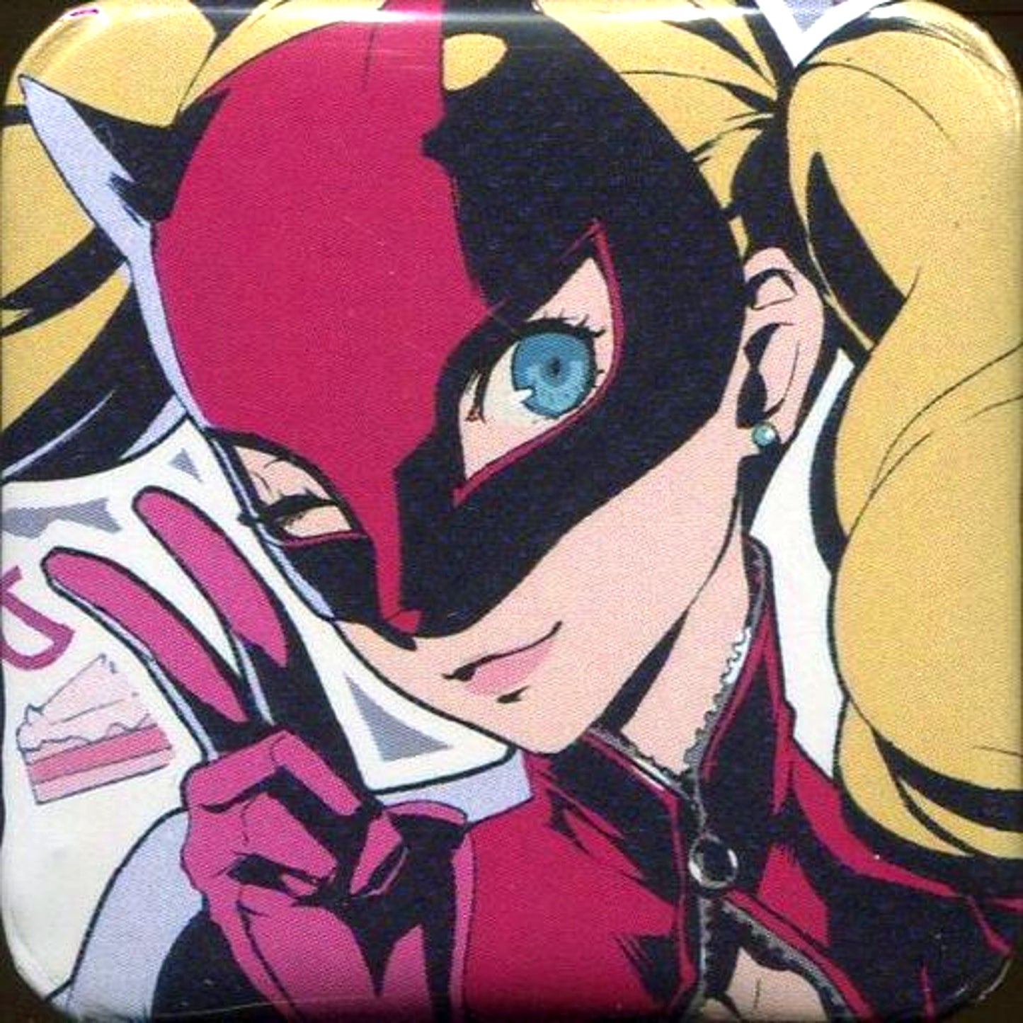 Ann Takamaki Persona 5 The Royal x PRINCESS CAFE Button [USED]