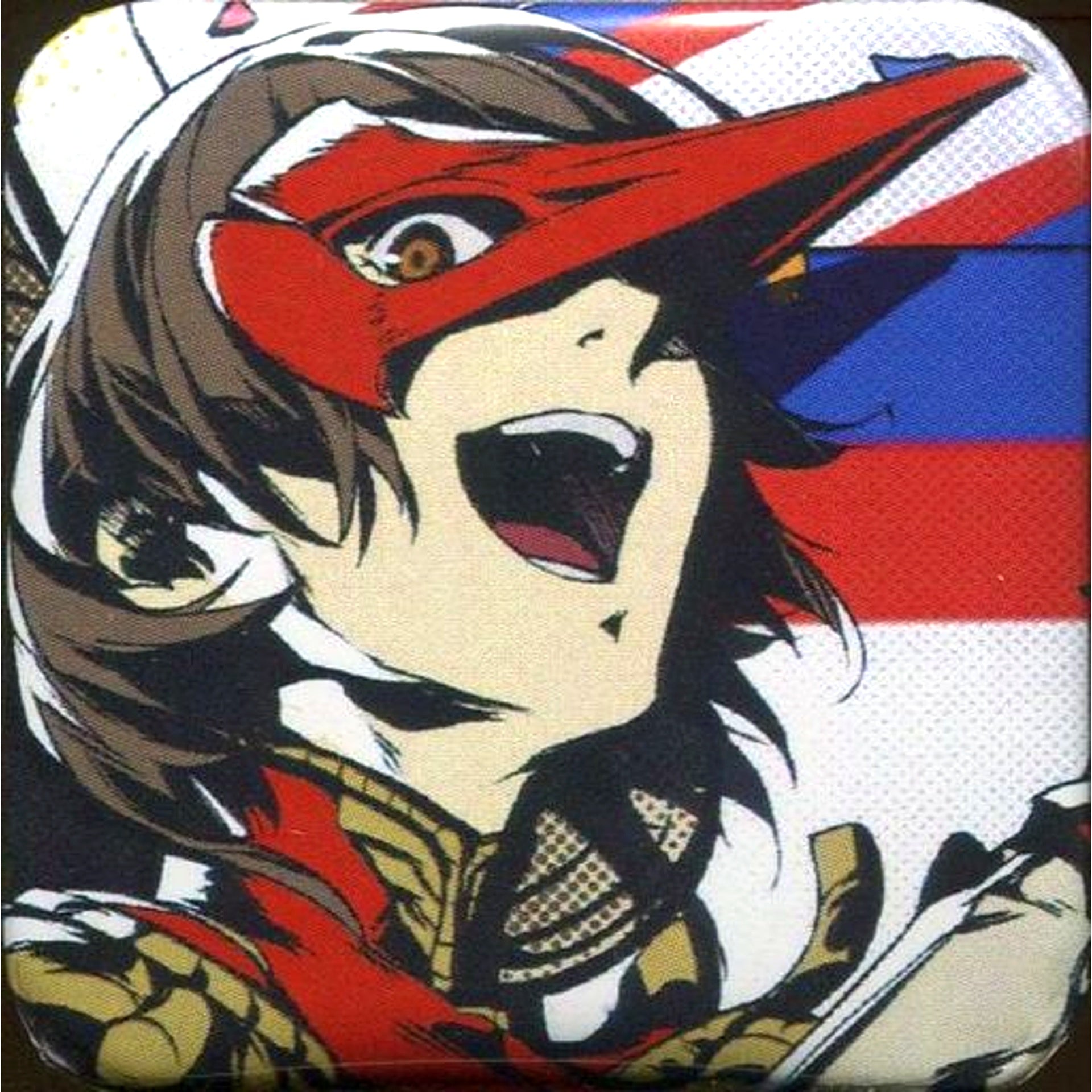 Goro Akechi Persona 5 The Royal x PRINCESS CAFE Button [USED]