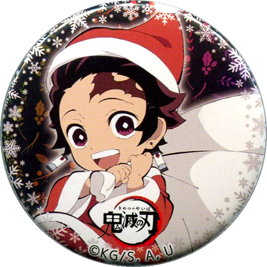 Tanjiro Kamado Demon Slayer Christmas Event 56mm Button [USED]