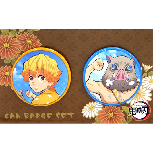 Zenitsu & Inosuke B. Demon Slayer Button Set [USED]