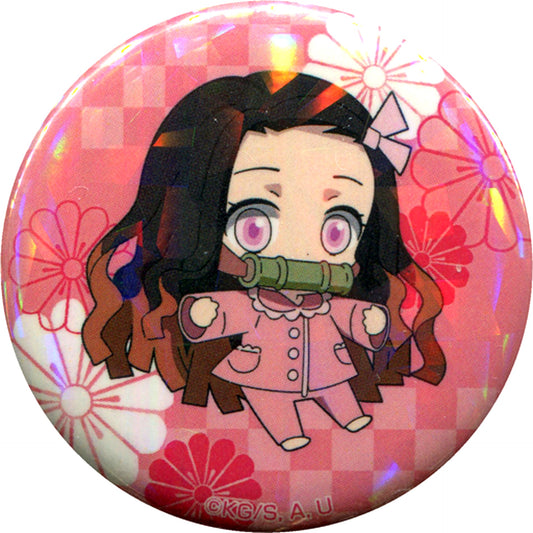 Nezuko Kamado Hologram Version Demon Slayer Kimetsu no Yaiba Eforme Pajachara Button Vol.2 [USED]