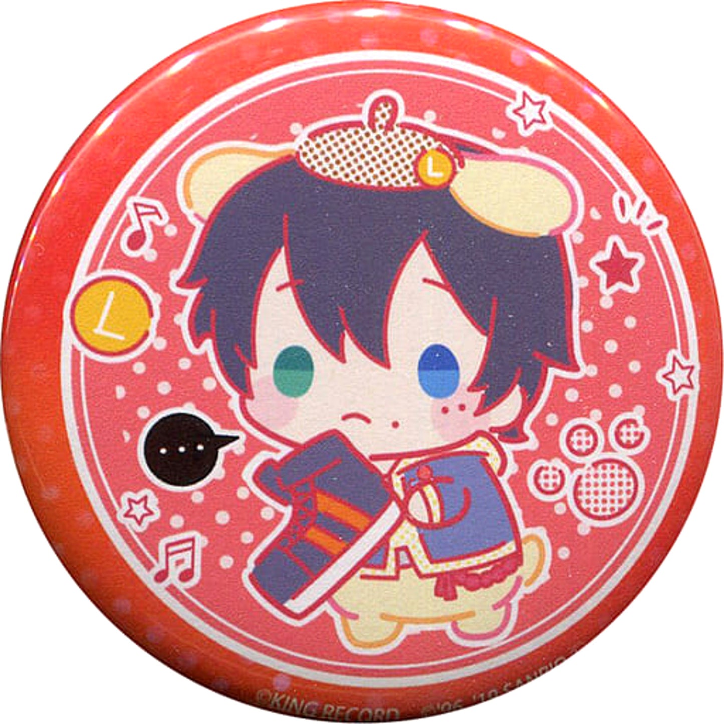 Hypnosis Mic Sanrio Nakayoku Edit Saburo Yamada Pompompurin Trading Can Badge Buttons [USED]