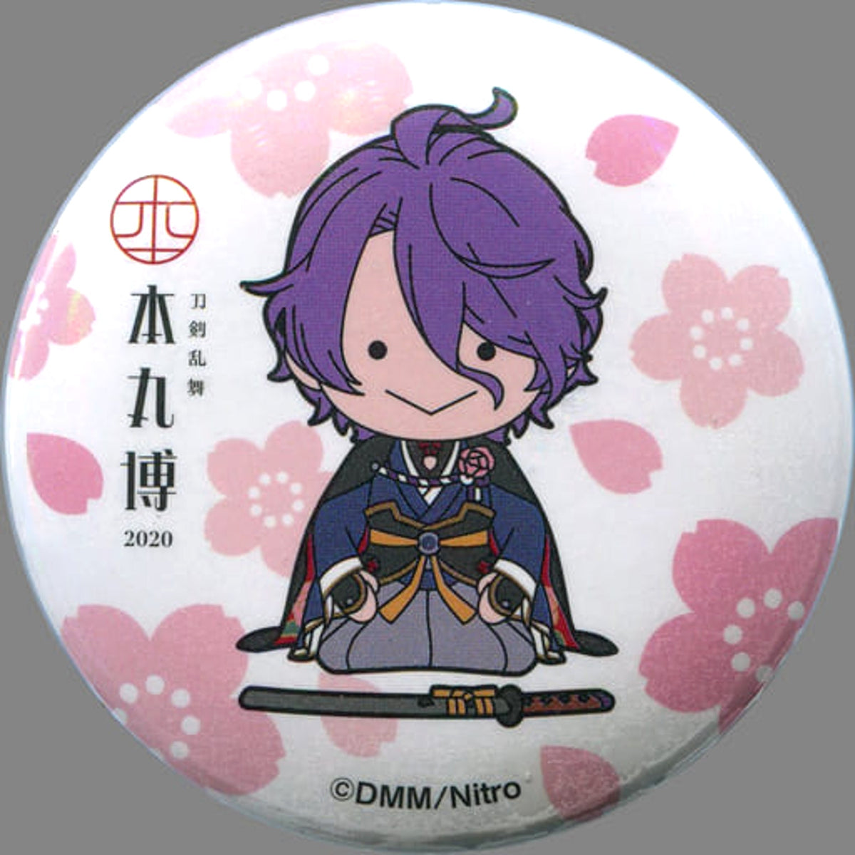 Touken Ranbu Kasen Kanesada Can Badge Collection 5 Honmaru Expo 2020 Limited Buttons [USED]
