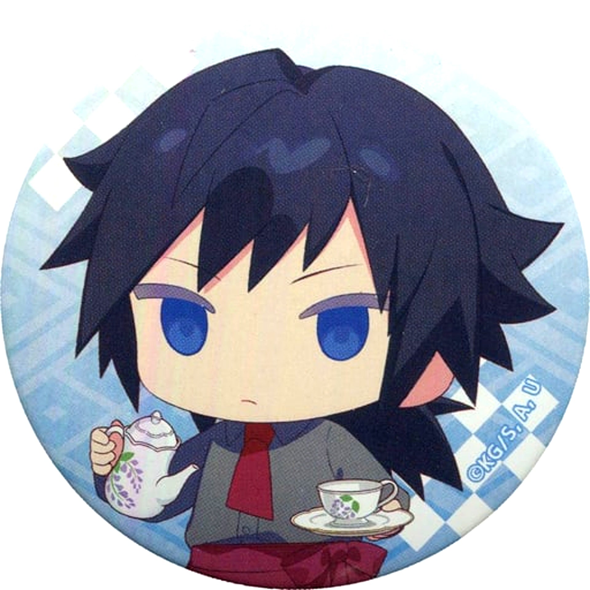Giyu Tomioka Demon Slayer Kimetsu no Yaiba Trading Button SWEETS PARADISE [USED]