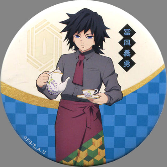 Demon Slayer: Kimetsu no Yaiba Giyu Tomiokau 75mm Can Badge Sweets Paradise Limited Buttons [USED]