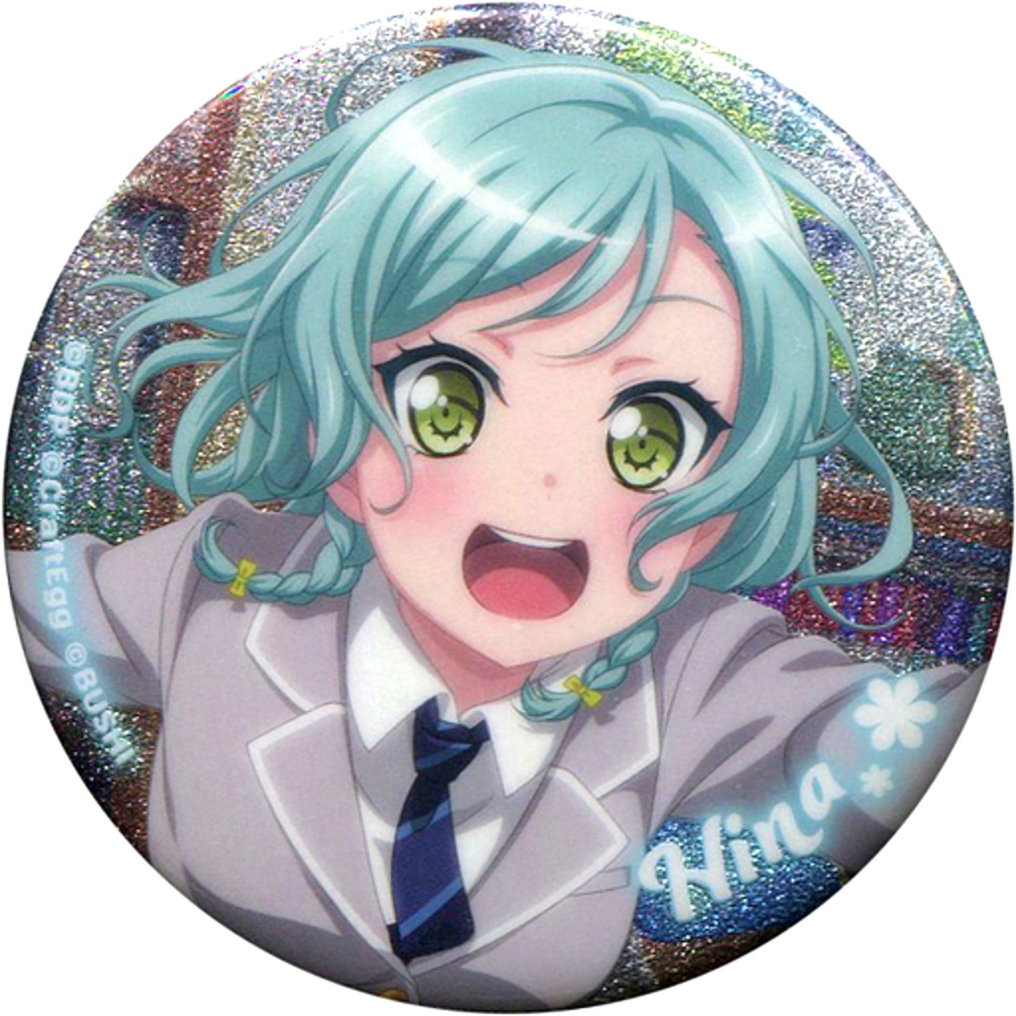 Hina Hikawa BanG Dream! Girls Band Party! Trading Button Kirakira Ver. Epos Card Debut Memorial Event in Marui [USED]