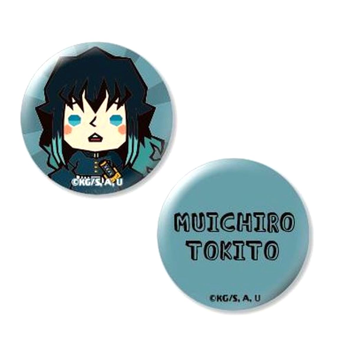 Muichiro Tokito No.14 Demon Slayer: Kimetsu no Yaiba Button Set of 2 [USED]