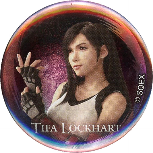 Final Fantasy VII Remake Tifa Lockhart Can Badge Collection Remake Skytree in Midgar Tokyo Skytree Limited Buttons [USED]