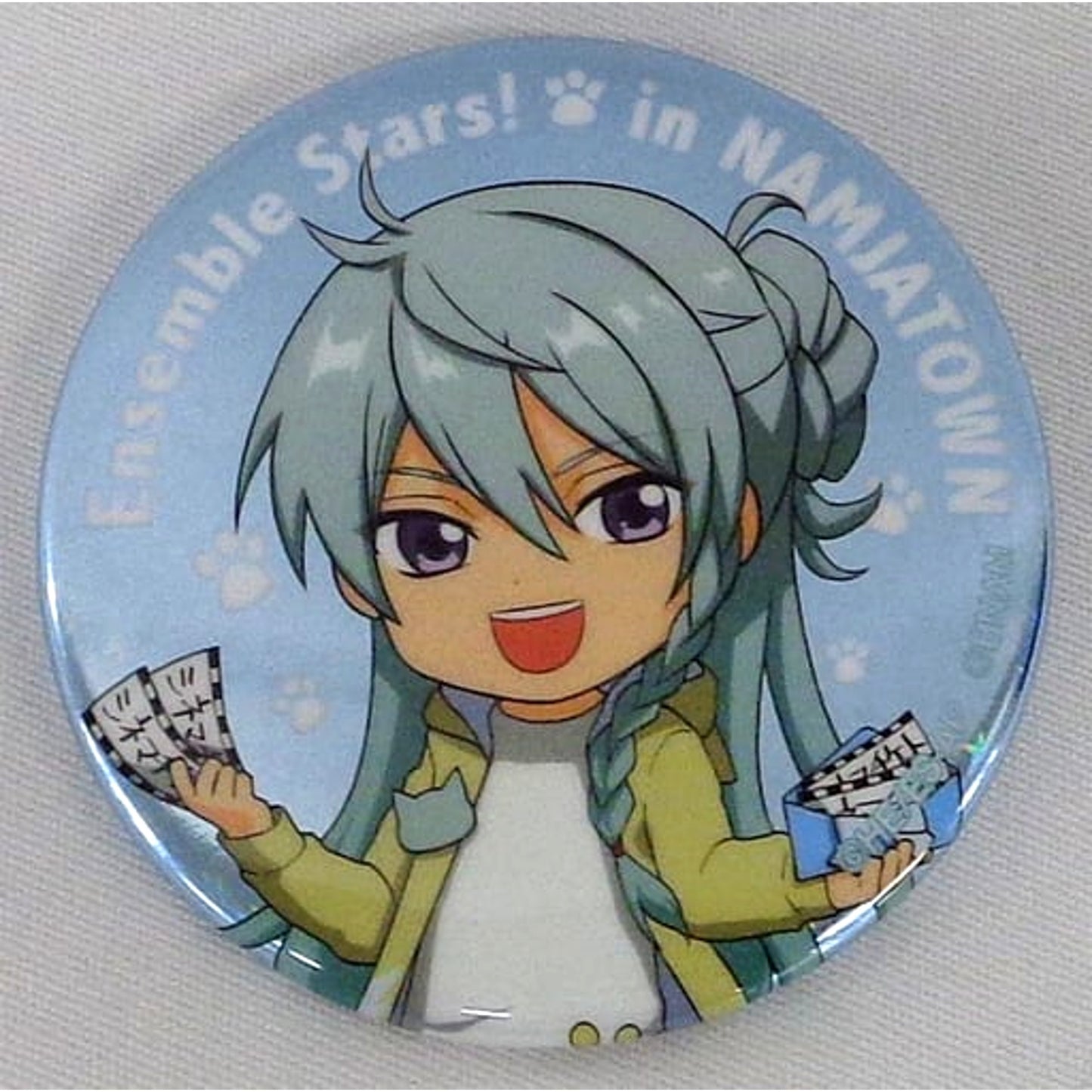 Ensemble Stars! Wataru Hibiki Glitter Can Badge Collection B Namja Town Search! Find! Hide And Seek Limited Buttons [USED]