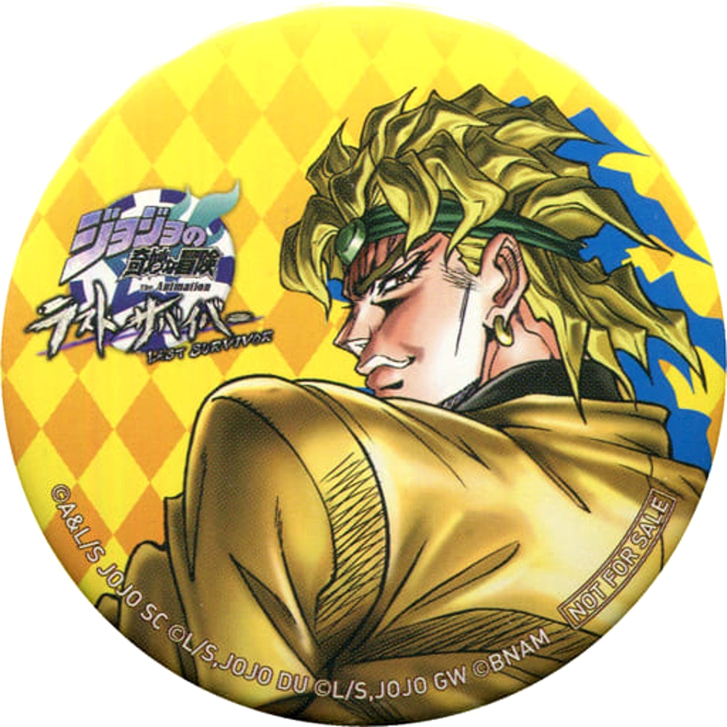 JoJo's Bizarre Adventure: Last Survivor DIO Key Visual Badge Operation Starts!! Campaign Point Exchange Prize Buttons [USED]