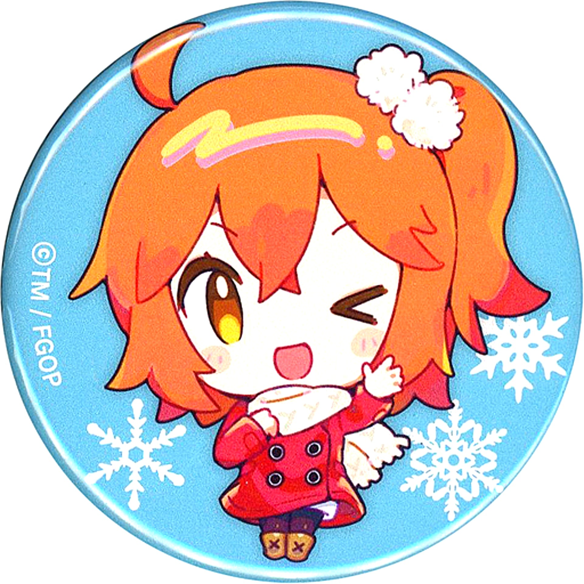Gudako Normal Fate/Grand Order Namie Drawn Mini Character Trading Button Chaldea Park Caravan 2019-2020 [USED]