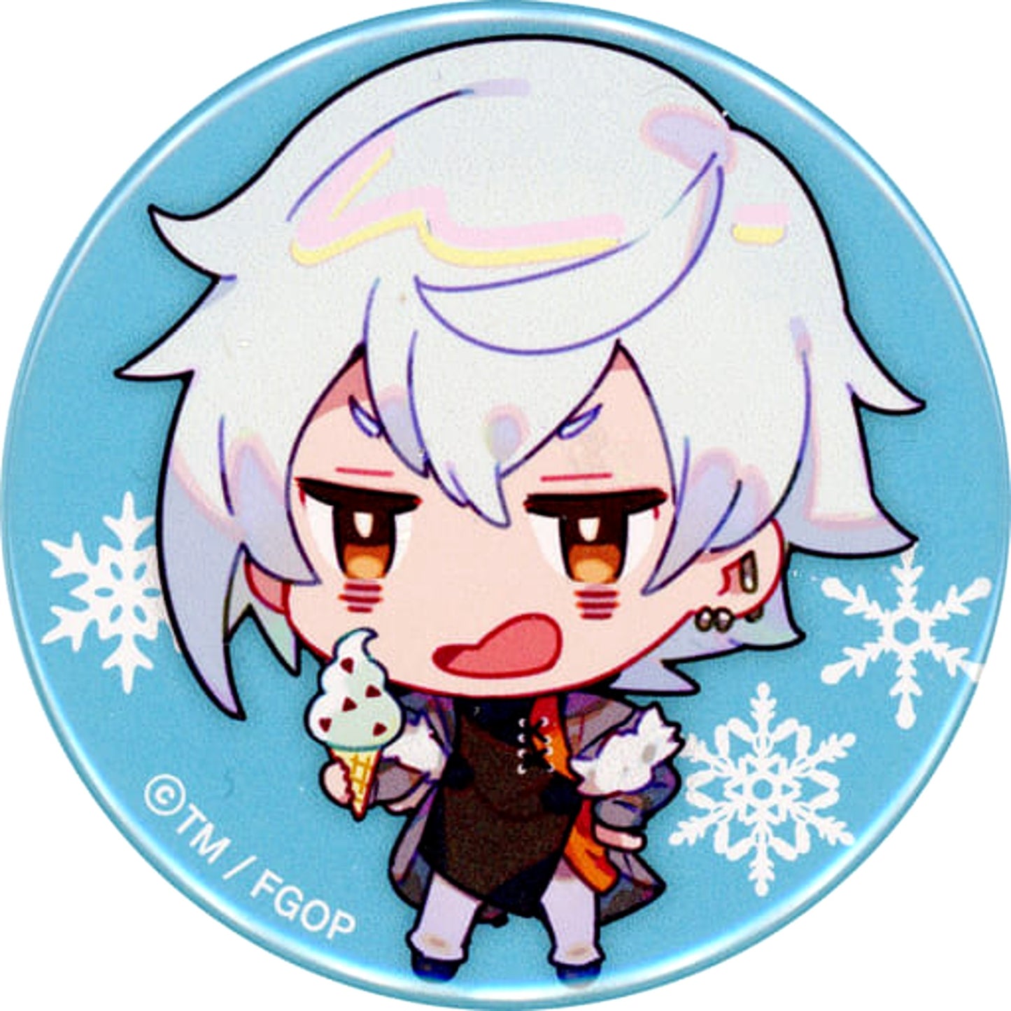 Fate/Grand Order Kadoc Zemlupus Normal Newly Drawn by Namie Mini Character Trading Can Badge Chaldea Park Caravan 2019-2020 Limited Buttons [USED]