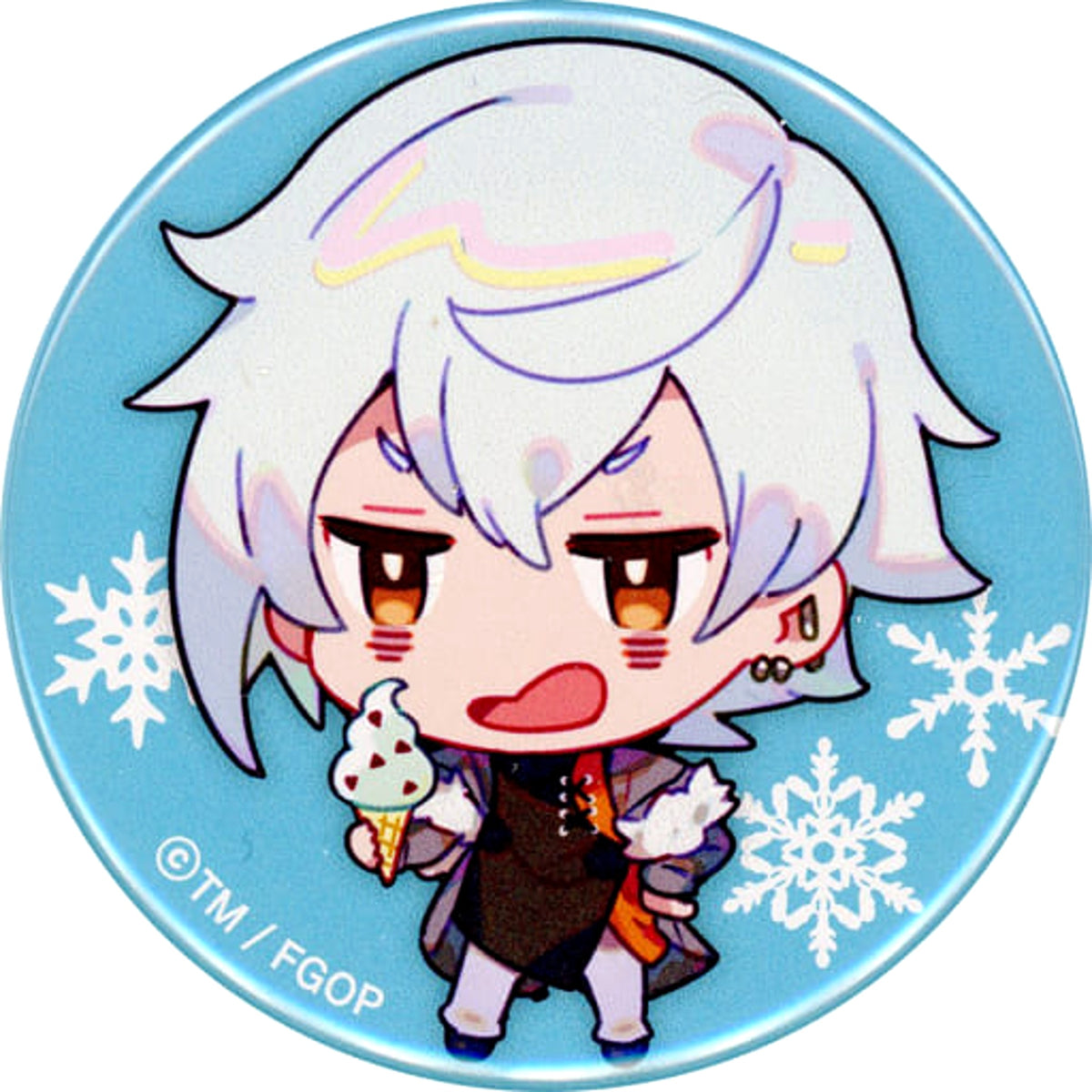 Fate/Grand Order Kadoc Zemlupus Normal Newly Drawn by Namie Mini Character Trading Can Badge Chaldea Park Caravan 2019-2020 Limited Buttons [USED]