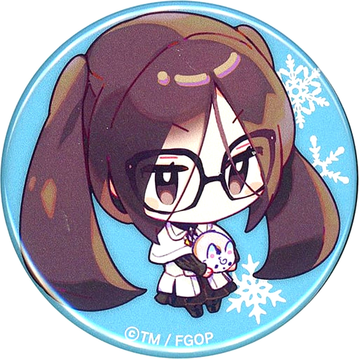 Hinako Akuta Normal Fate/Grand Order Chaldea Park Caravan 2019-2020 Namie Illustration Mini Character Trading Button [USED]