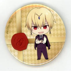 Fate/Grand Order: Absolute Demonic Front - Babylonia Caster/Gilgamesh Chibi Can Badge Party Ver. LAWSON Limited Buttons [USED]