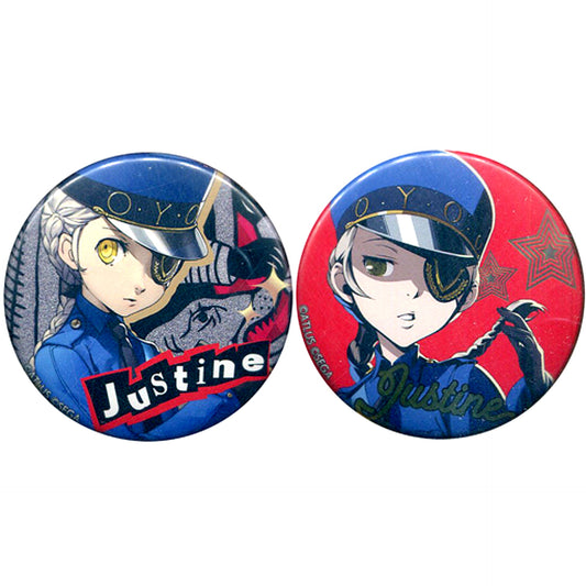 Justine D-12 Prize Metal Style Button Set of 2 Rakuten Collection Persona 5 The Royal [USED]