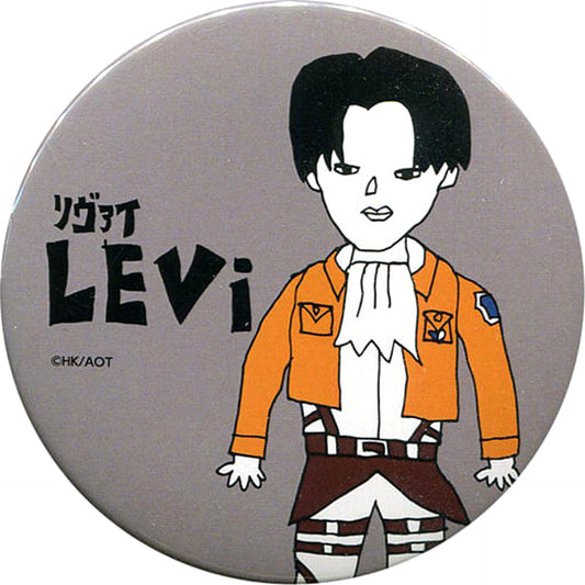Levi Ackerman Attack on Titan Kujicolle Big Button Prize D [USED]
