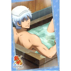 Gintama Gintoki Sakata Rakuten Collection In the Bath, Body & Soul Are Completely Naked Prize F-1 Buttons [USED]
