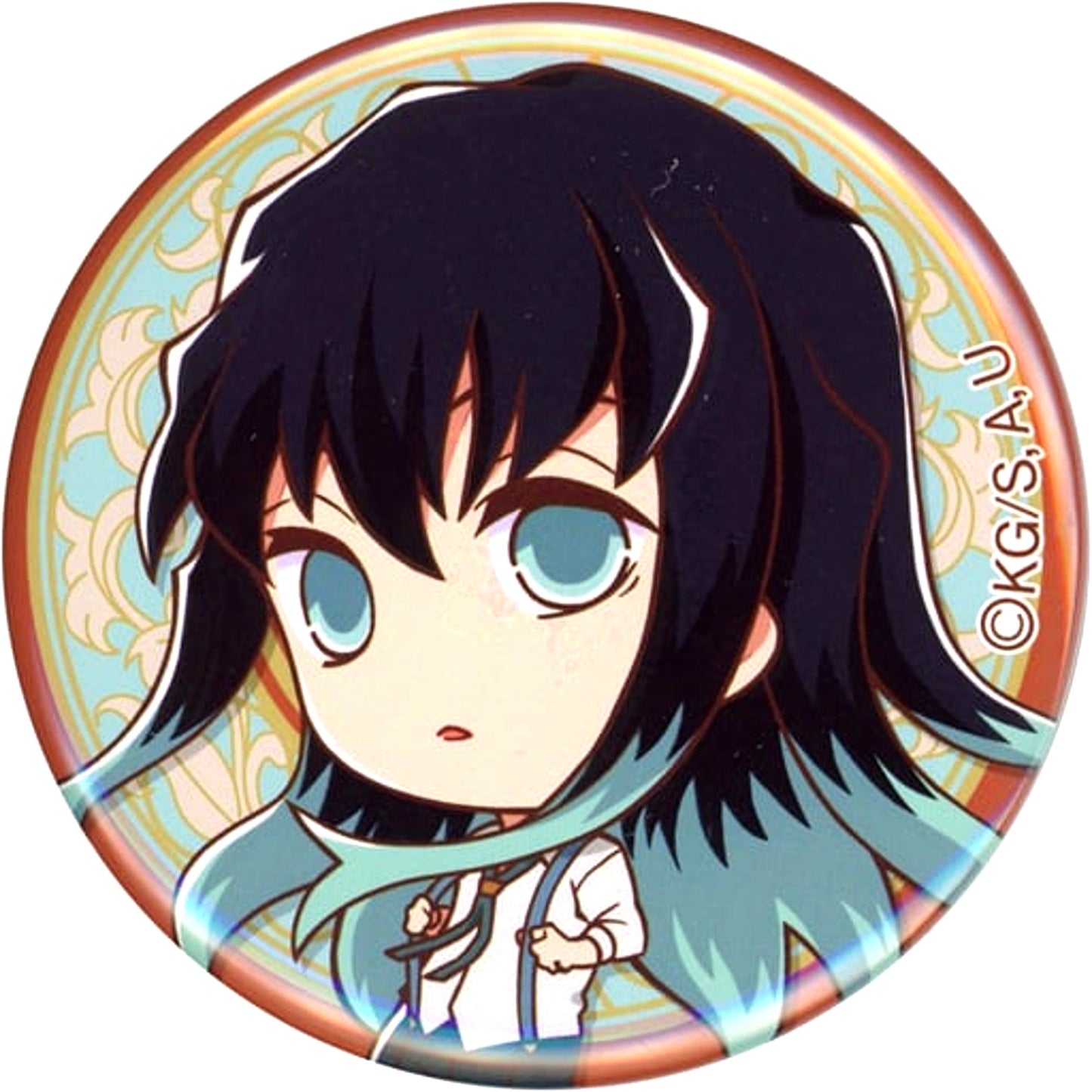 Muichiro Tokito Demon Slayer Wisteria Shopping Street Amiami Street in Akihabara Kimetsu Modern Trading Button [USED]