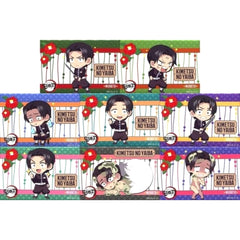 Demon Slayer: Kimetsu no Yaiba Murata All 8 Types Set Random Button Full of Mr. Murata Fujiiro Shopping Street Amiami Street in Akihabara Limited [USED]