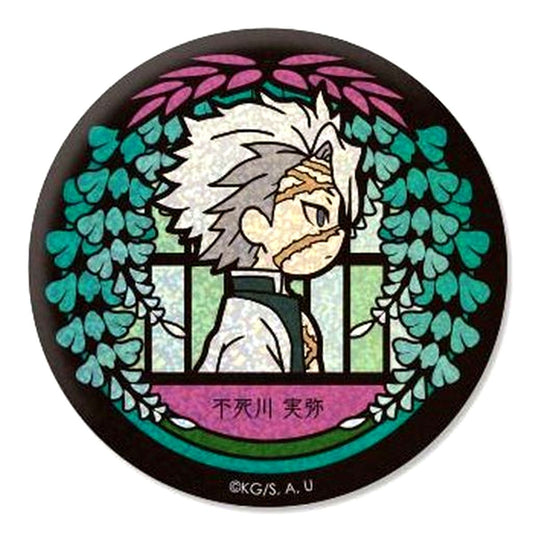 Sanemi Shinazugawa Demon Slayer: Kimetsu no Yaiba Vetcolo Glitter Button [USED]