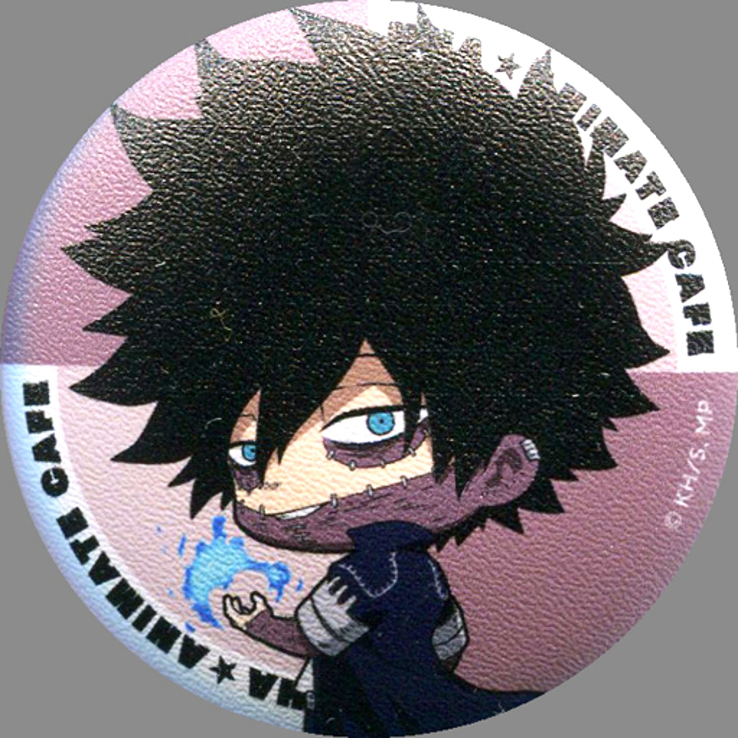 Dabi My Hero Academia x animatecafe Trading Puni Puni Button [USED]