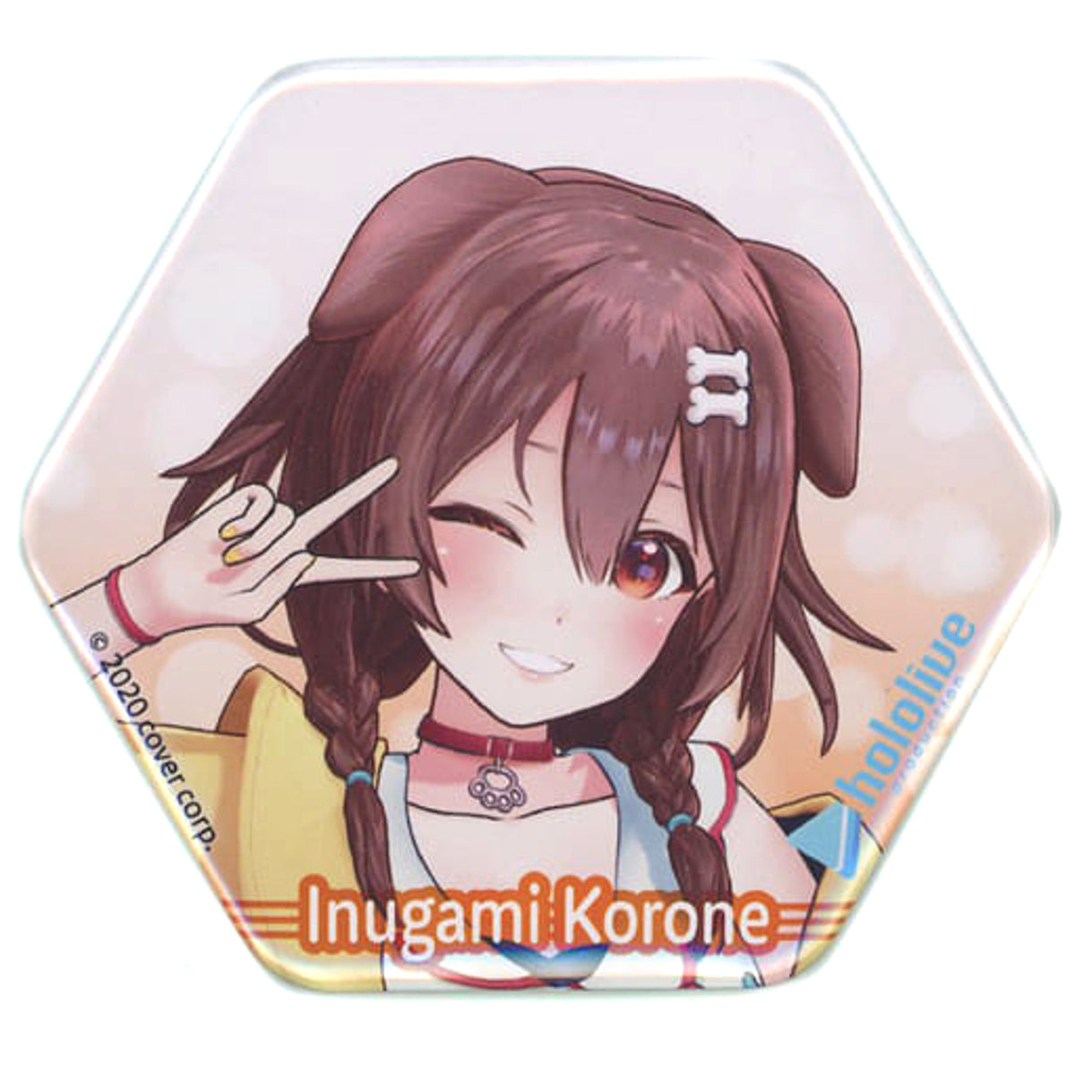 VTuber Hololive Inugami Korone Blind Packaged Can Badge Atre Akihabara Limited Buttons [USED]
