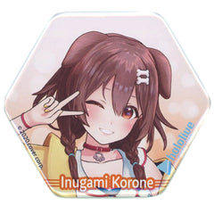 VTuber Hololive Inugami Korone Blind Packaged Can Badge Atre Akihabara Limited Buttons [USED]