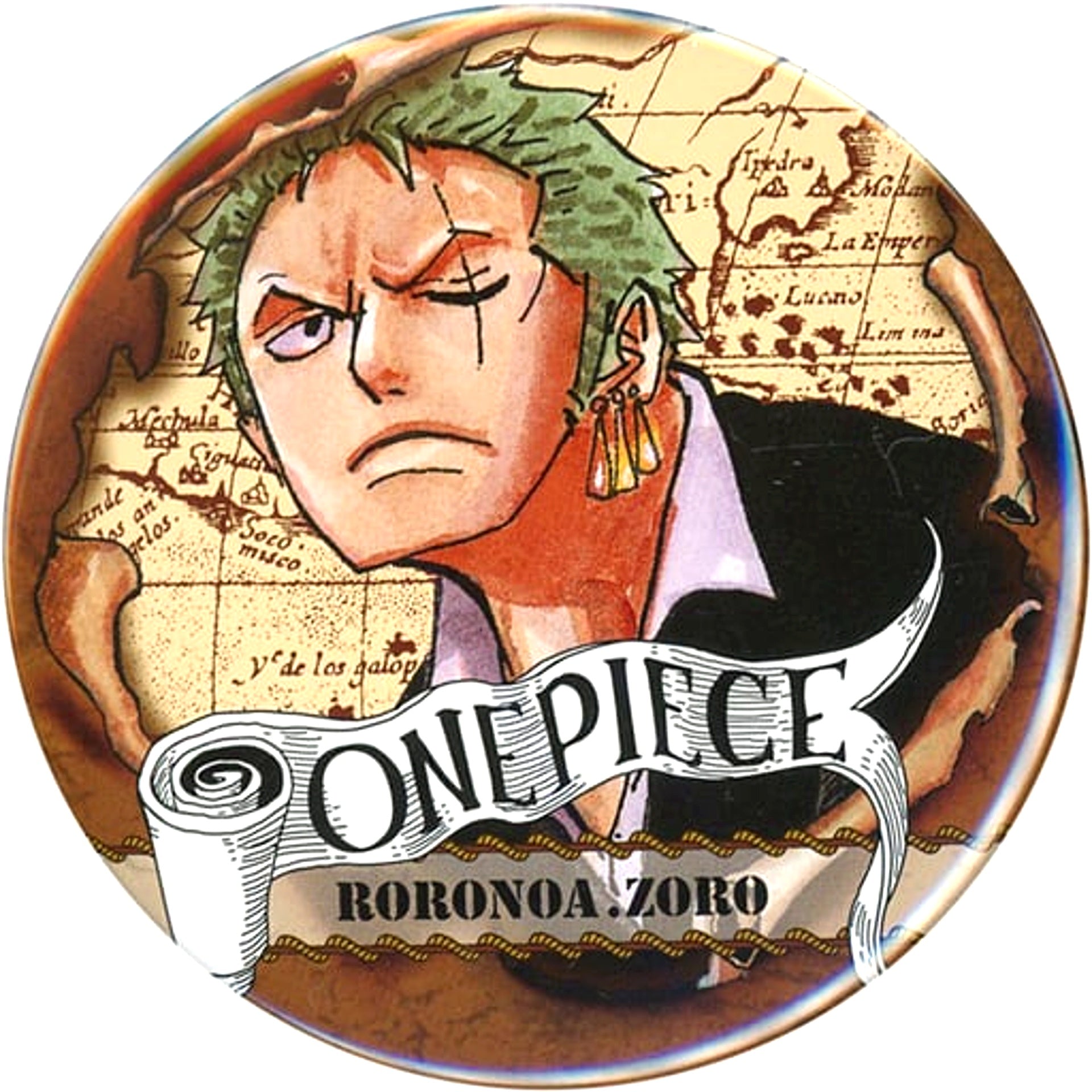 Roronoa Zoro One Piece Collection Button Vol.4 [USED]
