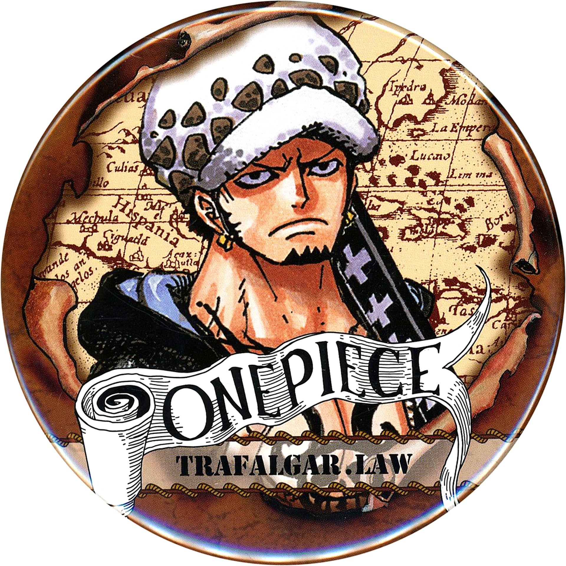 Trafalgar Law One Piece Collection Button Vol. 4 [USED]