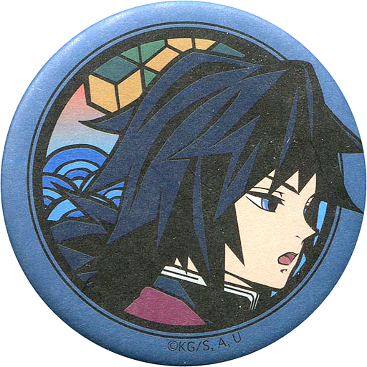 Giyu Tomioka Demon Slayer: Kimetsu no Yaiba Washi Paper Button vol.3 Jump Shop Limited [USED]