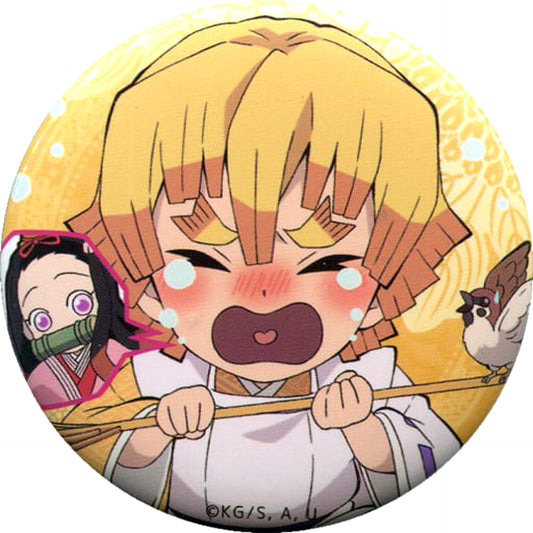 Zenitsu Agatsuma Normal Demon Slayer: Kimetsu no Yaiba Original 57mm Random Button A Hinamatsuri Event Limited [USED]