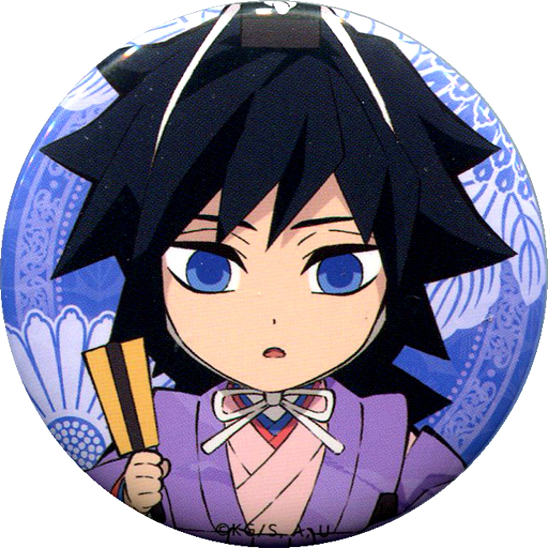 Giyu Tomioka Normal Demon Slayer Hinamatsuri Event Illustration 57mm Random Button A [USED]