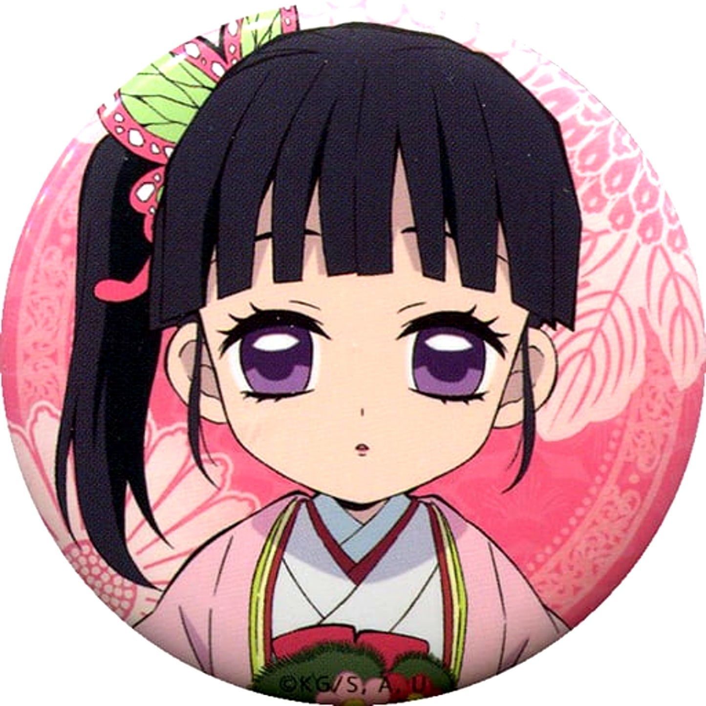 Kanao Tsuyuri Normal Demon Slayer: Kimetsu no Yaiba Drawn 57mm Random Button A Hinamatsuri Event [USED]