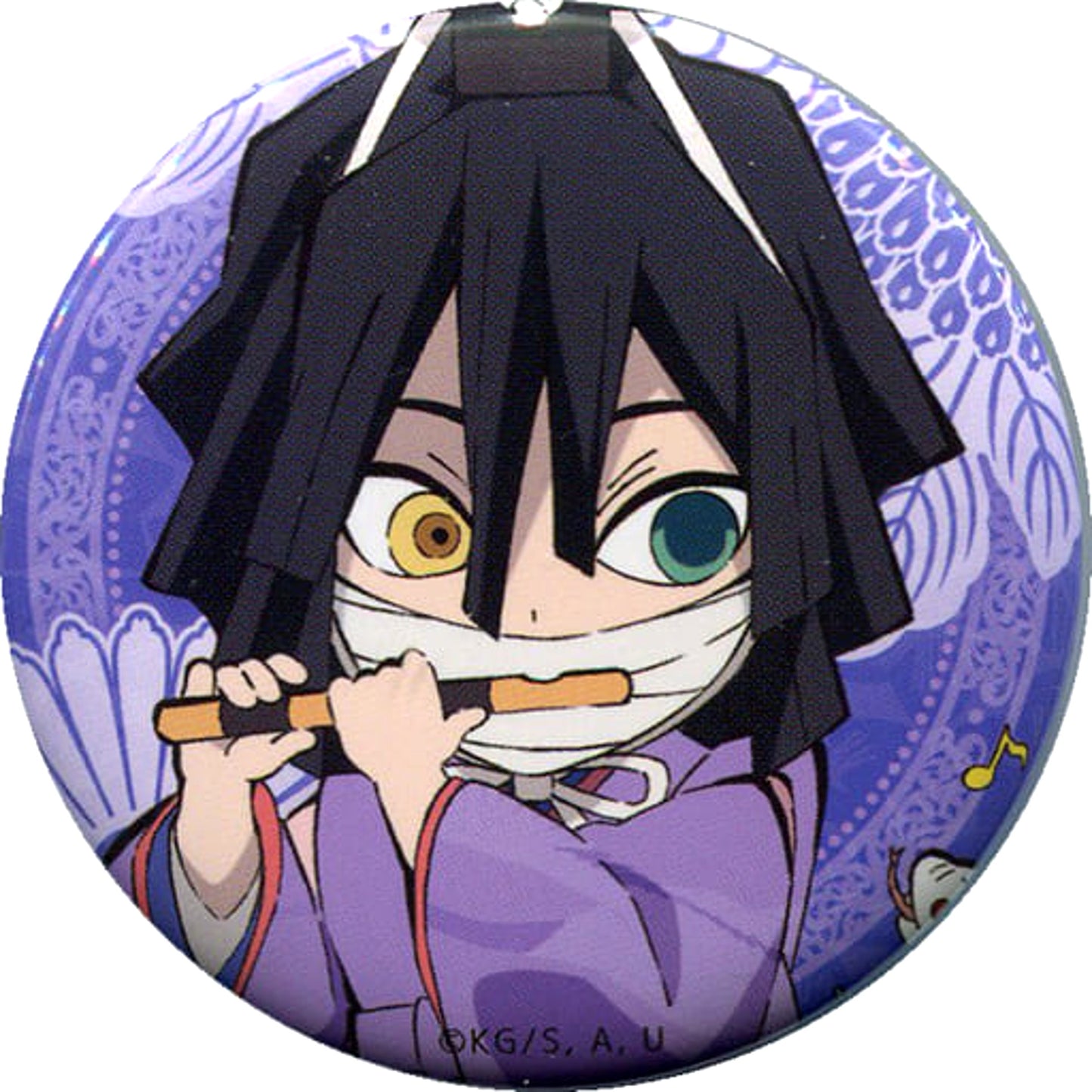 Obanai Iguro Normal Demon Slayer: Kimetsu no Yaiba Original 57mm Random Button B Hinamatsuri Event Limited [USED]