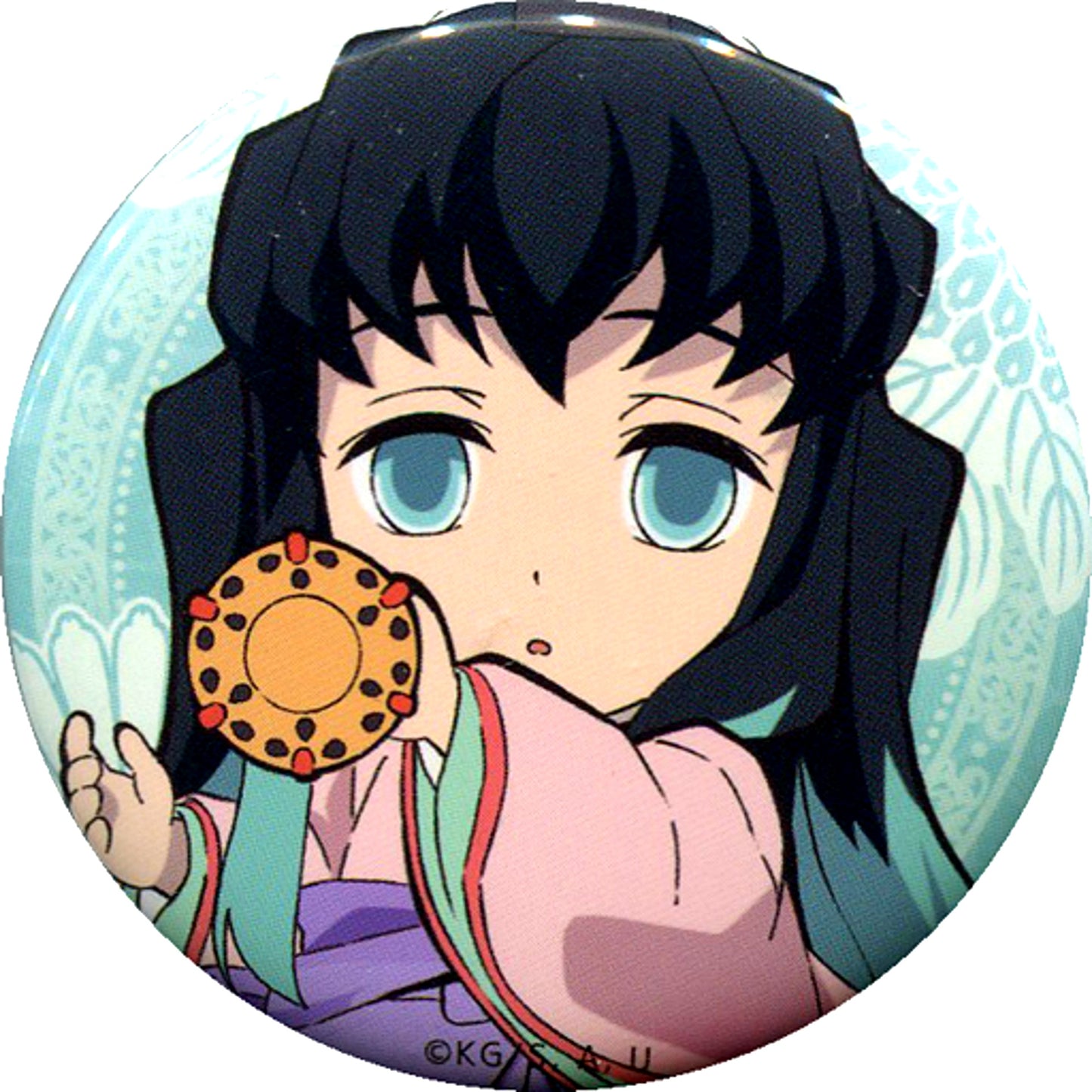 Muichiro Tokito Normal Demon Slayer: Kimetsu no Yaiba Hinamatsuri Event Drawn 57mm Random Button B [USED]