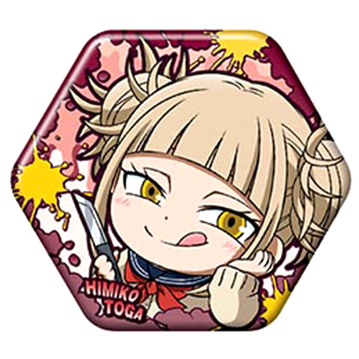 My Hero Academia Toga Himiko Honey Can Badge Collection 2 Buttons [USED]