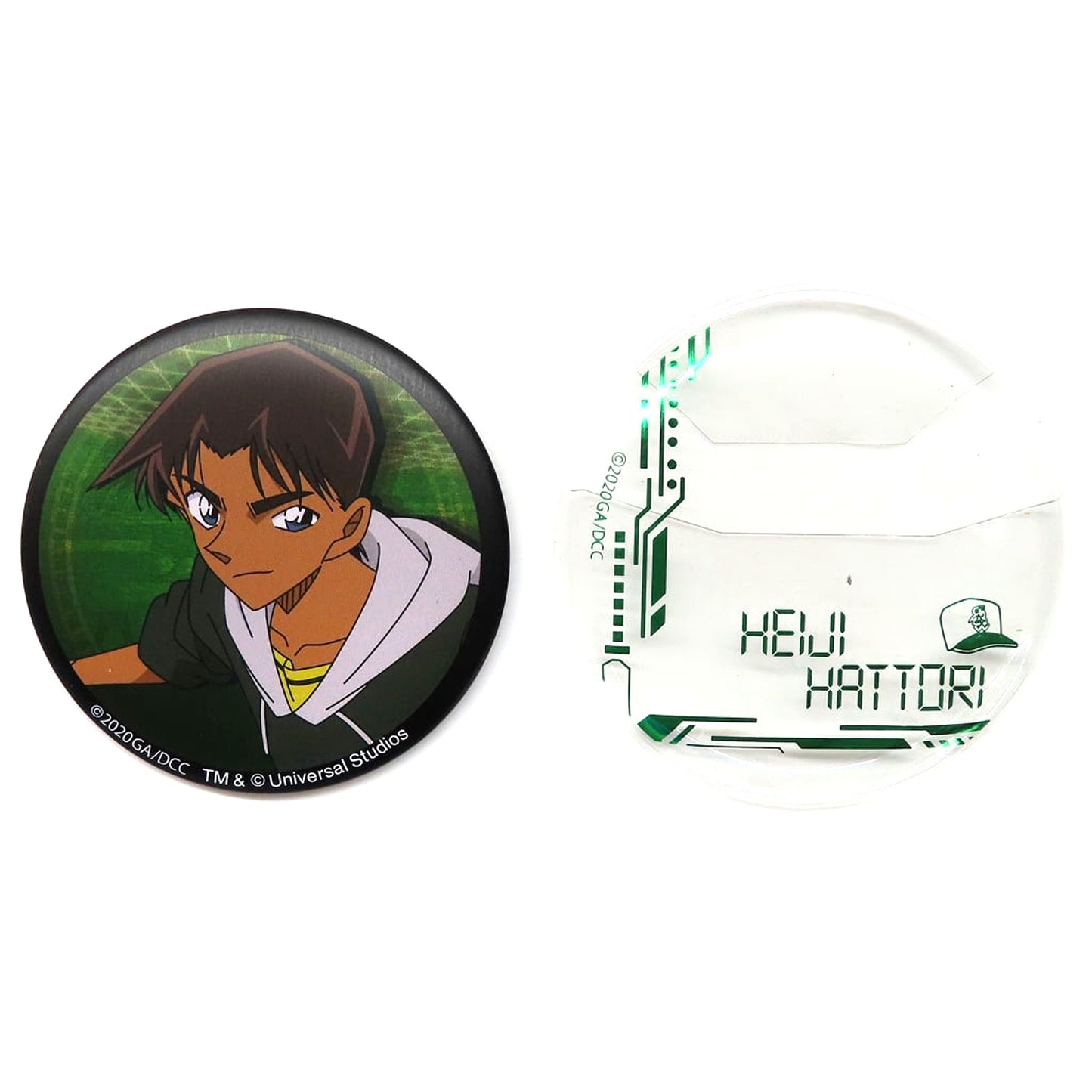 Heiji Hattori Detective Conan Collectible Button Universal Studios Japan 2020 Limited [USED]