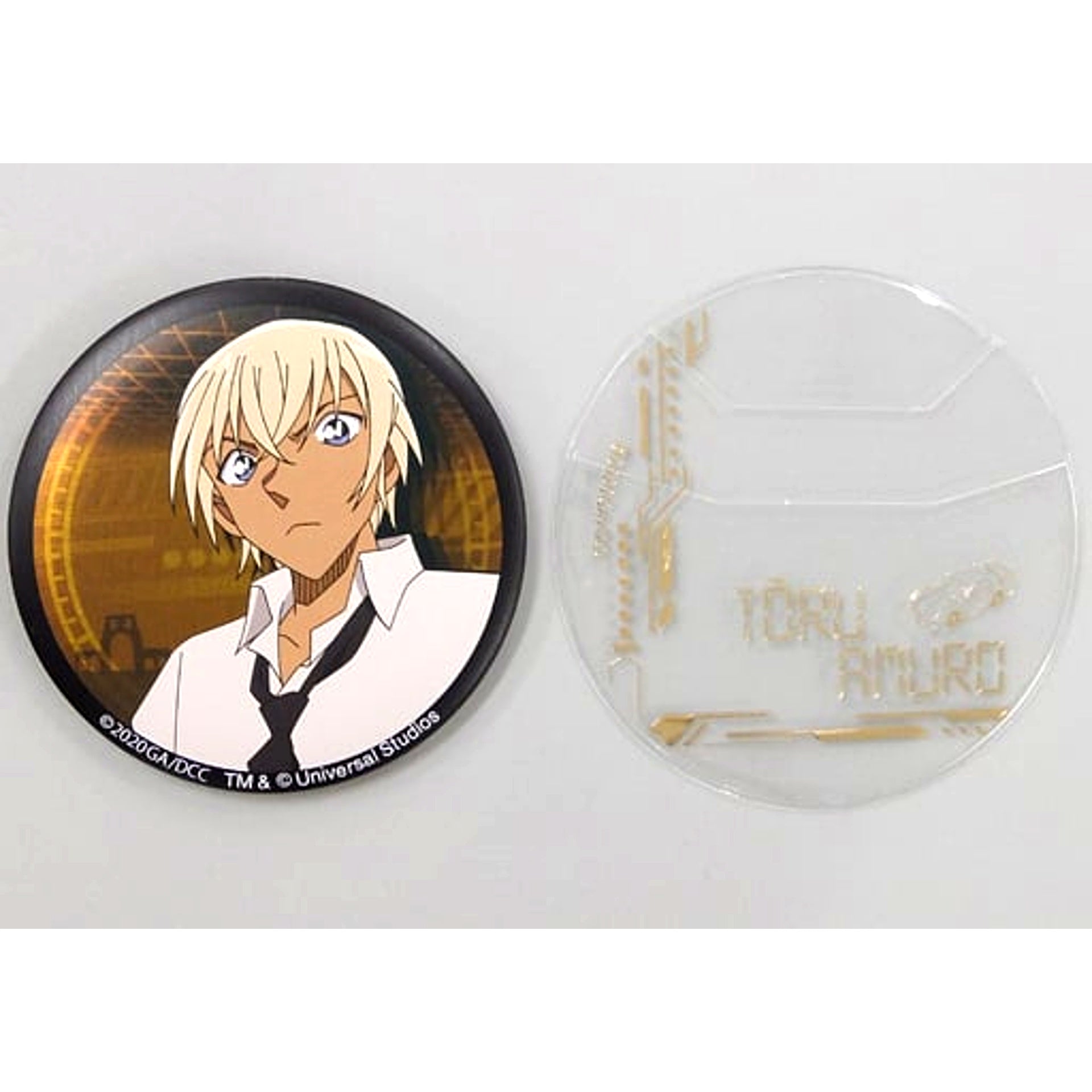 Toru Amuro Detective Conan Collectible Button Universal Studios Japan 2020 Limited [USED]