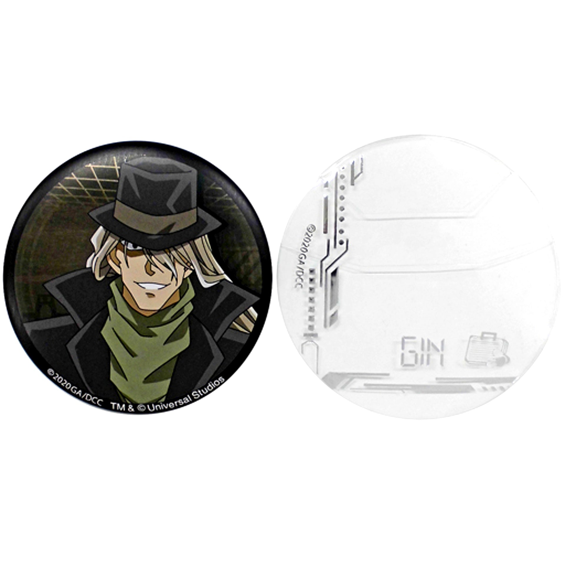 Gin Detective Conan Collectible Button Universal Studios Japan 2020 Limited [USED]