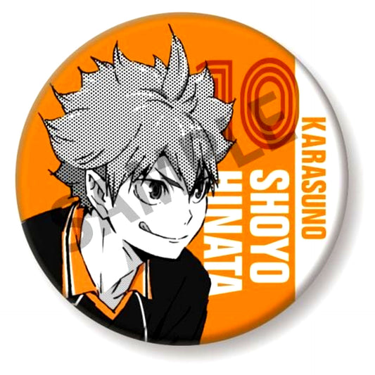 Shoyo Hinata Haikyu!! Portrait Trading Button TO THE TOP [USED]