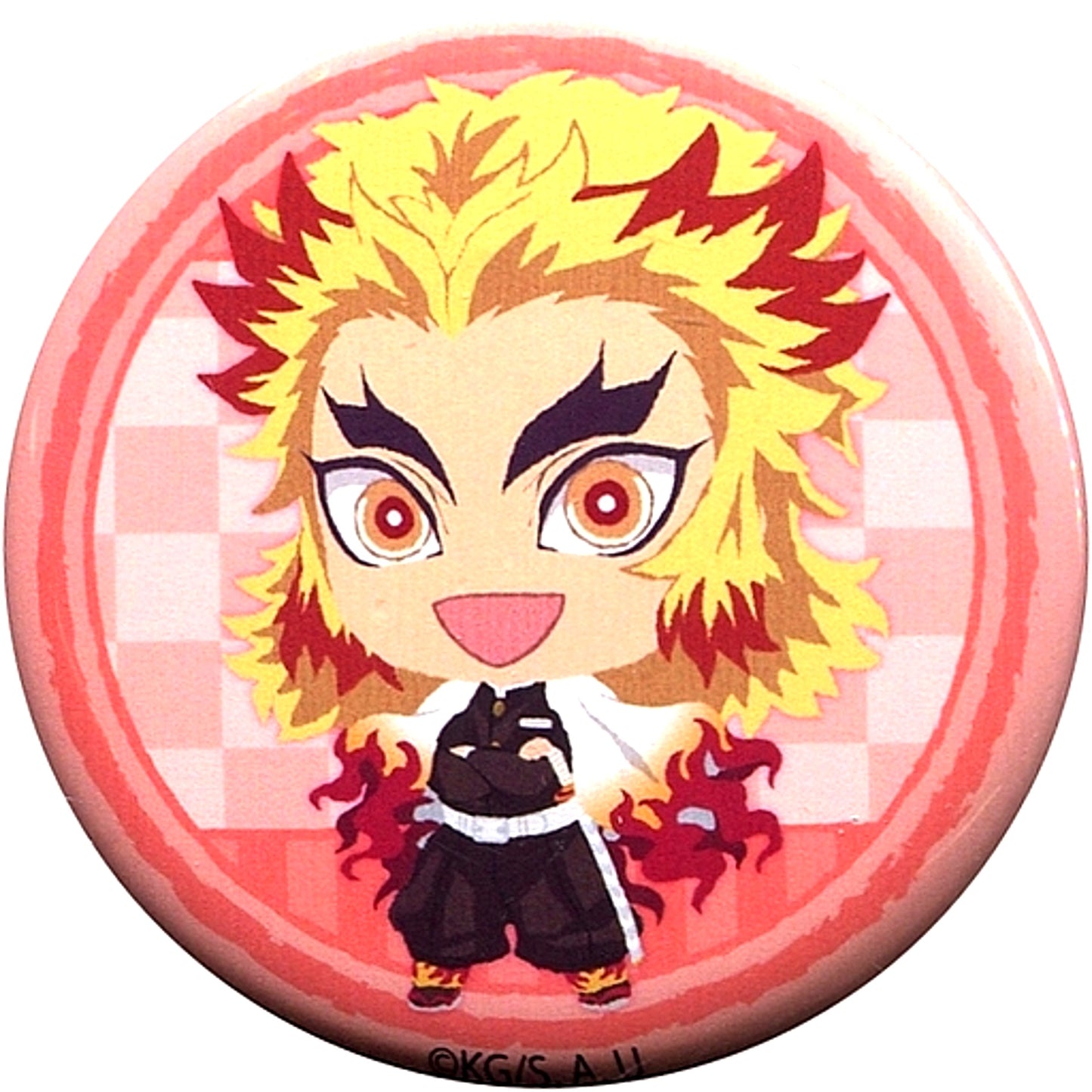 Kyojuro Rengoku Demon Slayer: Kimetsu no Yaiba Huwaponi Series Trading Button Vol.2 [USED]