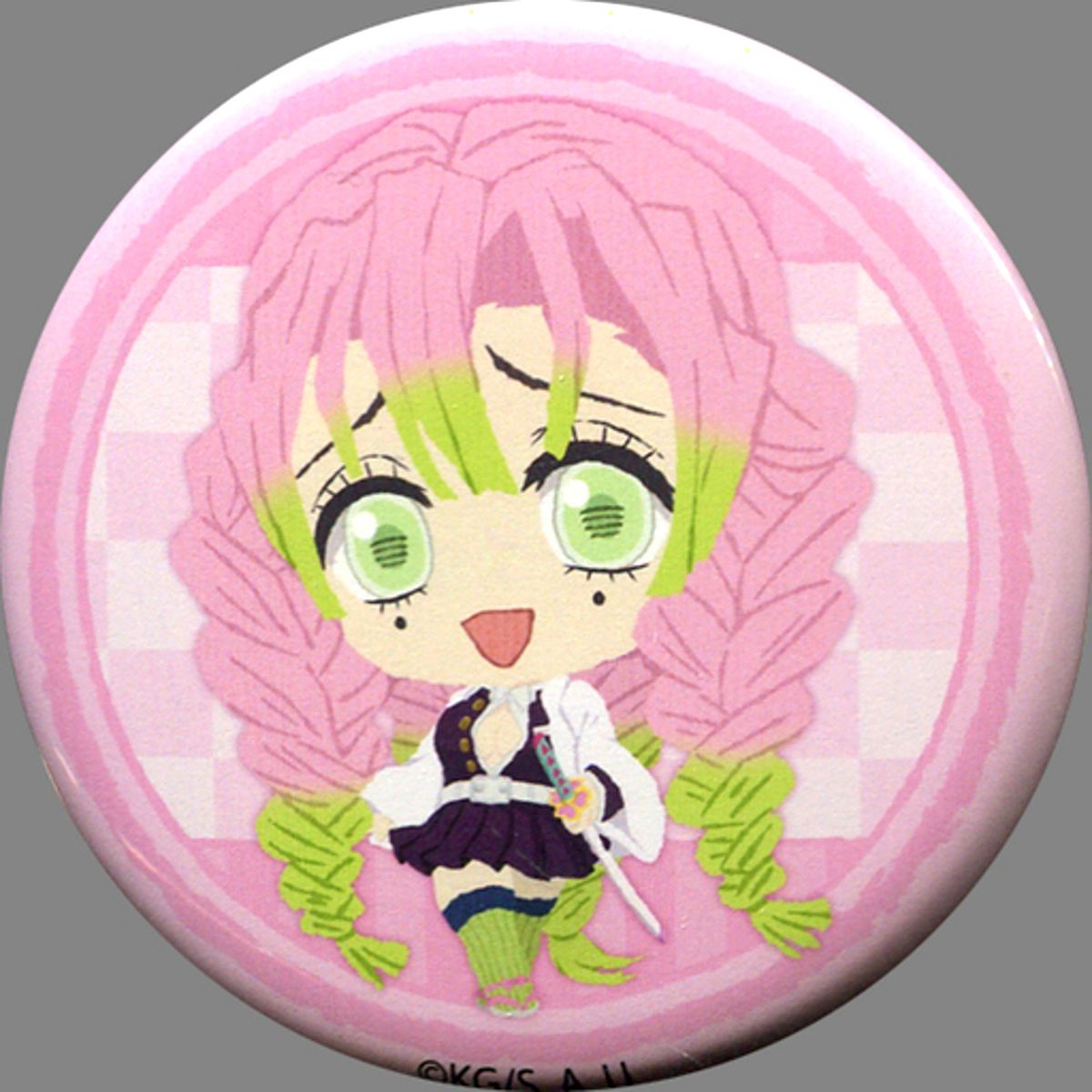 Mitsuri Kanroji Demon Slayer: Kimetsu no Yaiba Fuwaponi Series Trading Button Vol.2 [USED]