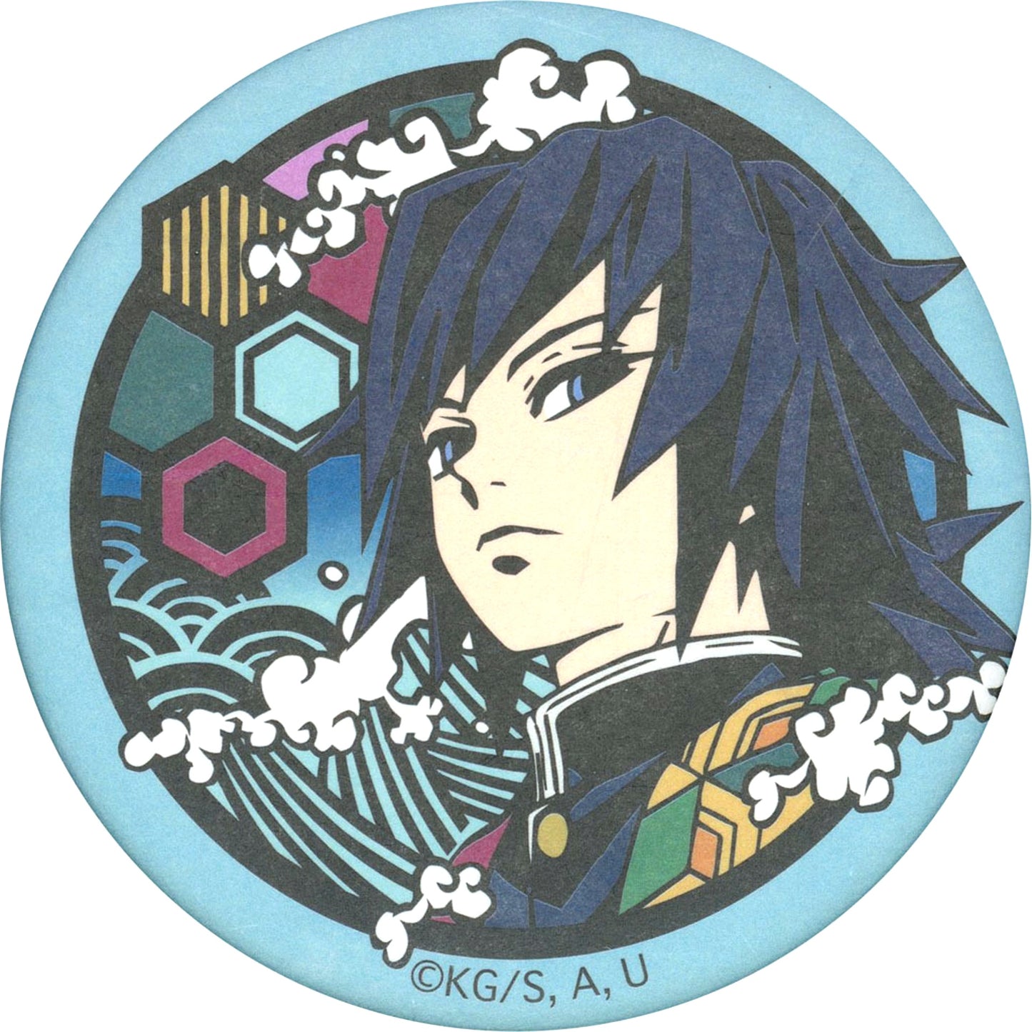 Giyu Tomioka Demon Slayer Paper Cutout Series Washi Button Jump Shop Ltd [USED]