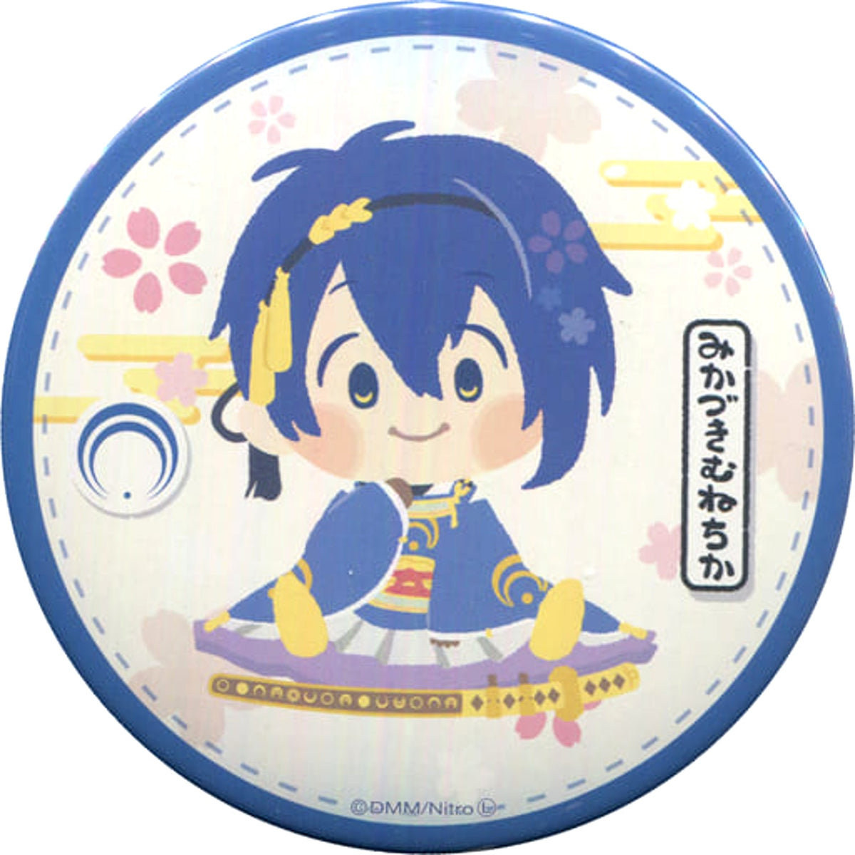 Wanpaku! Touken Ranbu Mikazuki Munechika Can Badge 01 Buttons [USED]