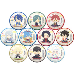 Wanpaku! Touken Ranbu Kashu Kiyomitsu & Others Can Badge 01 All 10 Types Set Buttons [USED]