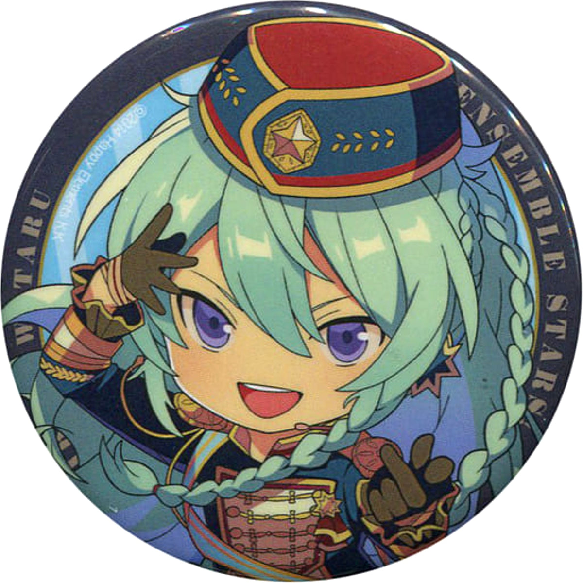 Ensemble Stars! Wataru Hibiki Over Face Trading Can Badge Eccentric Snow Party! 2020 Limited Buttons [USED]