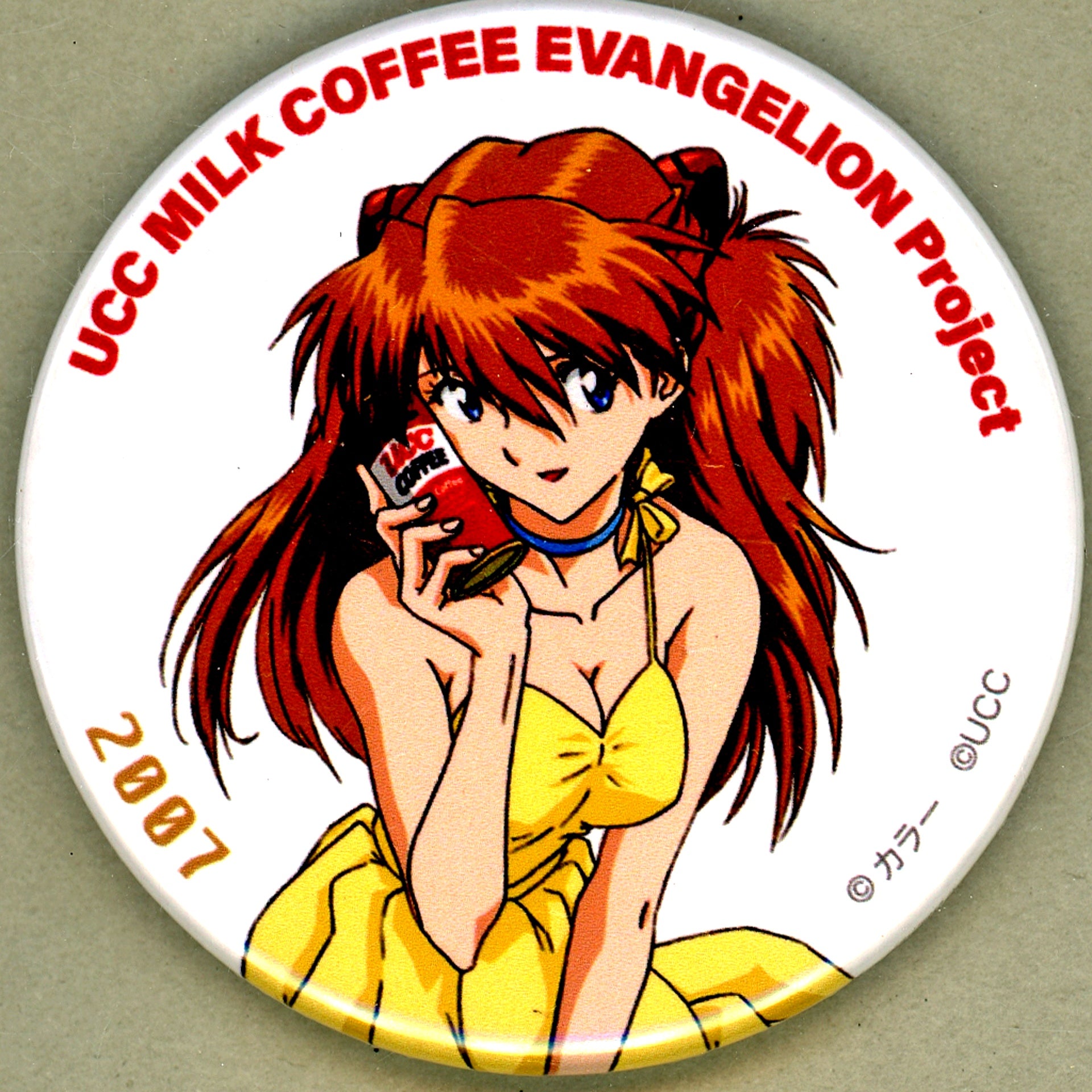 Asuka Shikinami Langley Asuka Langley Soryu 2007 Successive Illustration Button Neon Genesis Evangelion Eva Can Mini Museum [USED]